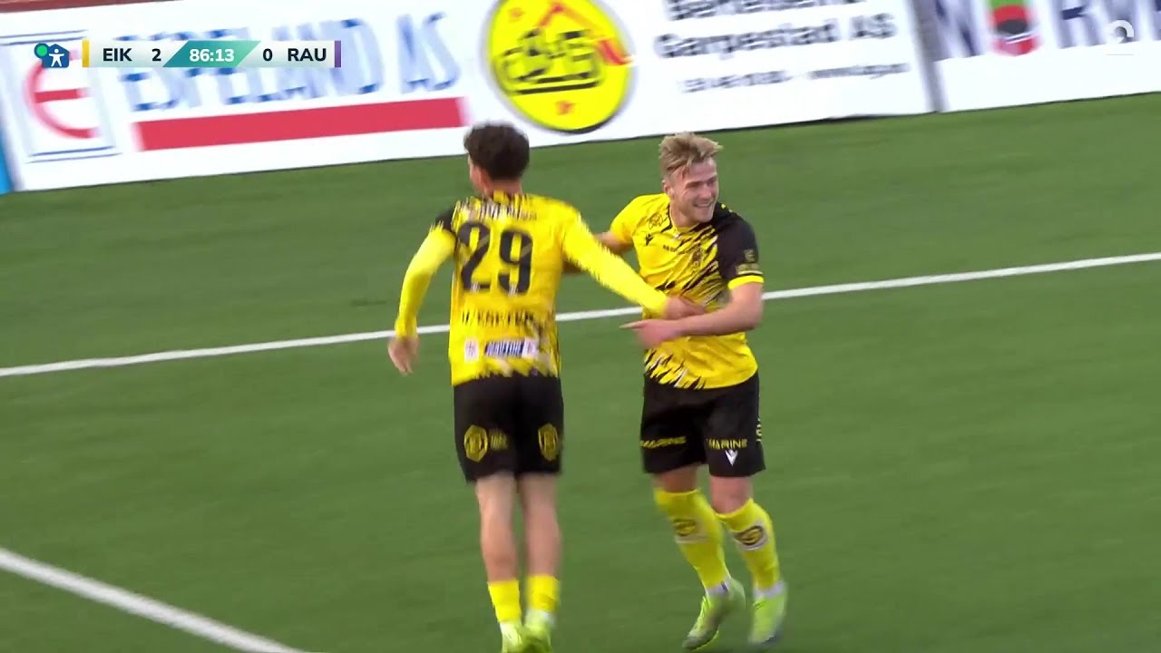 Egersund 4 - 0 Raufoss - H&oslash;ydepunkter