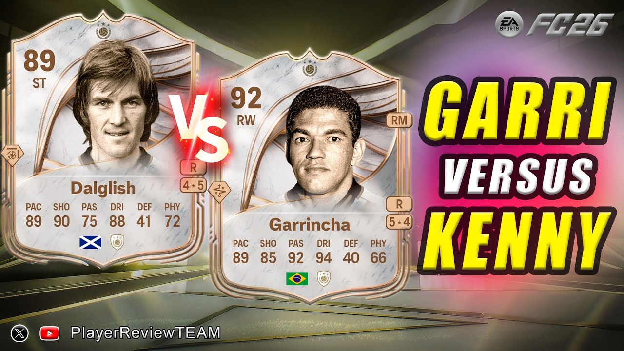 КОГО ВЫБРАТЬ??? 4⭐5⭐ Кенни Далглиш 89 + 5⭐4⭐ Гарринча 92 SBC Icon Pick | Обзор игрока FC 26