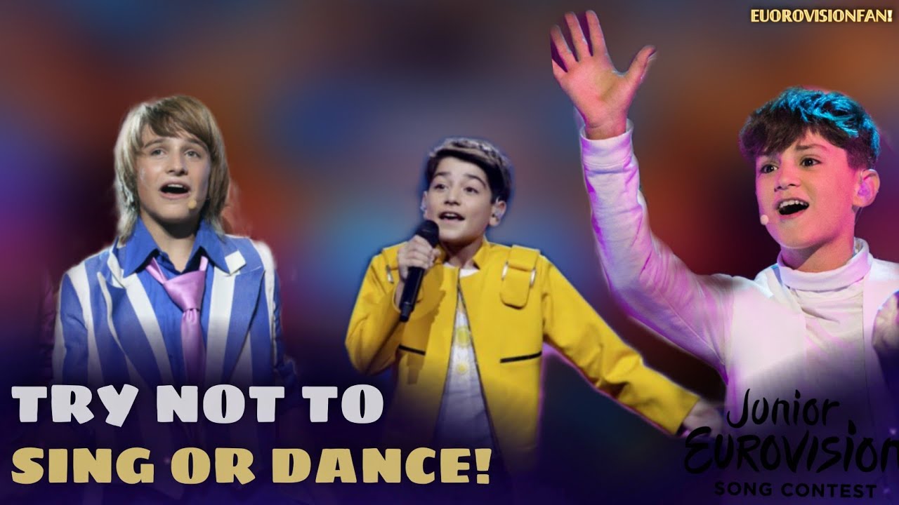 JUNIOR EUROVISION | TRY NOT TO SING OR DANCE! 🎶🎤