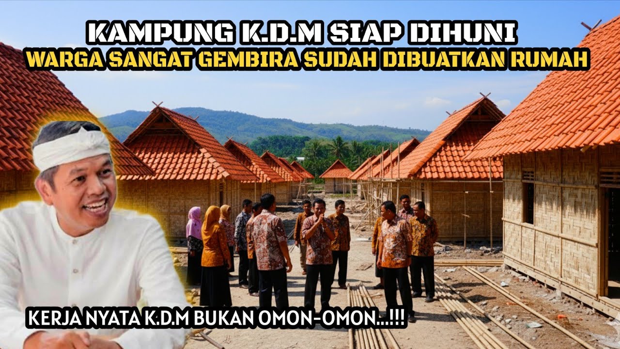 JAWA BARAT HEBOH...! Warga Sangat Gembira Sekali Sudah Dibuatkan Rumah Oleh K.D.M
