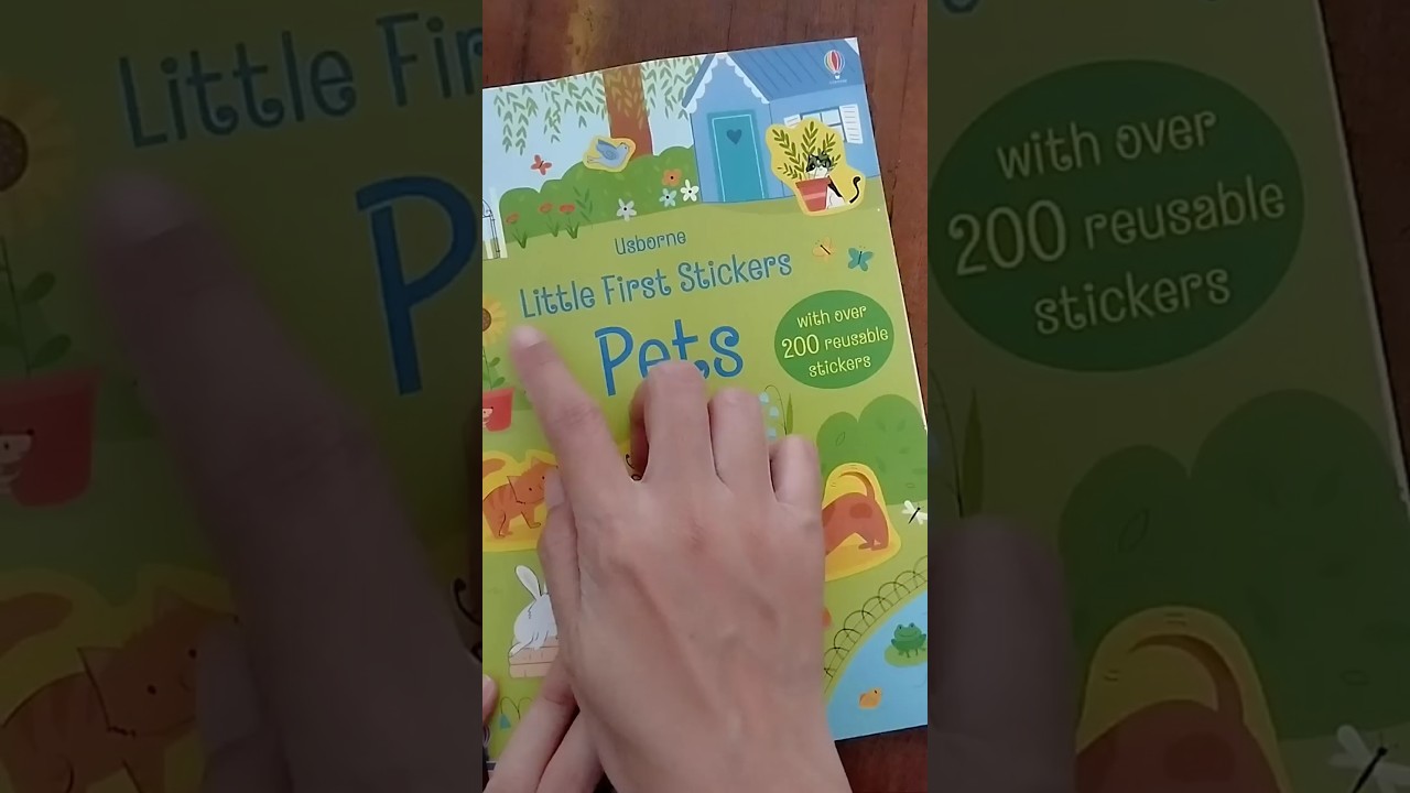 Sticker Book II  Pets II  In the Park #fun #diy #cute #sticker #play