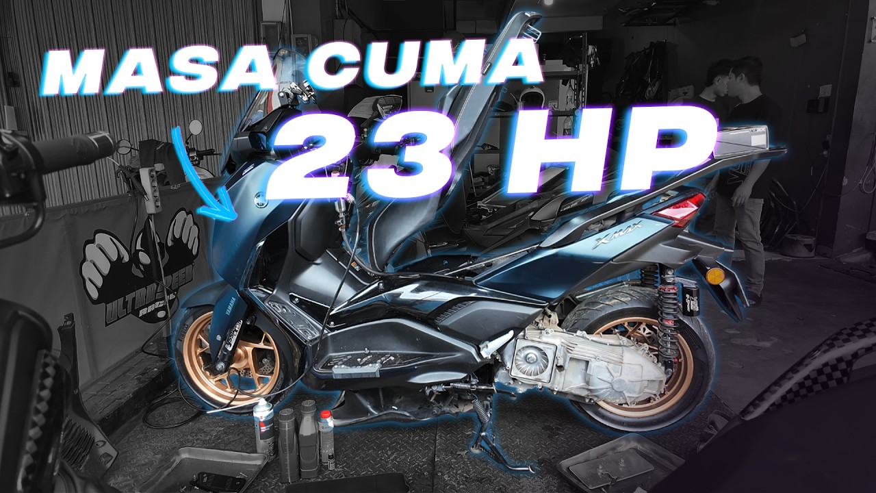 XMAX 363cc CUMA 23 HP? WKWKWK