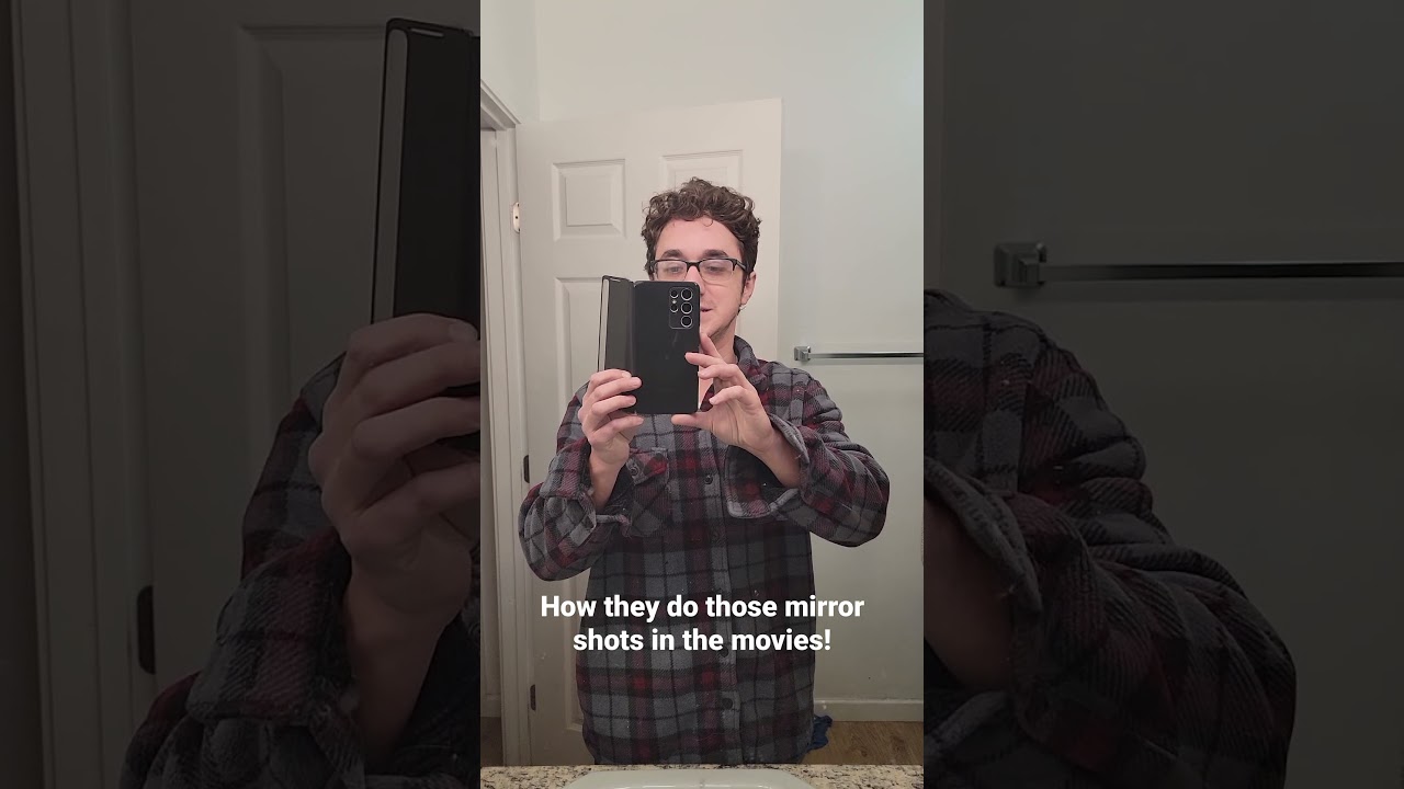 tutorial for camera through mirror shot