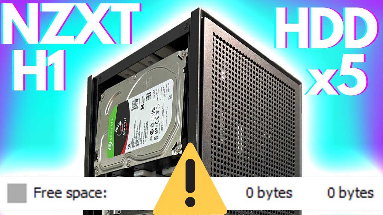 Fitting 5 Hard Drives In A NZXT H1 v1 - NAS Build Pt. 1