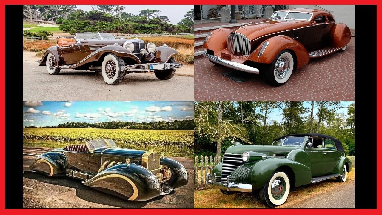 Эксклюзивные исторические фотографии роскошных автомобилей 1920-х и 30-х годов   V04