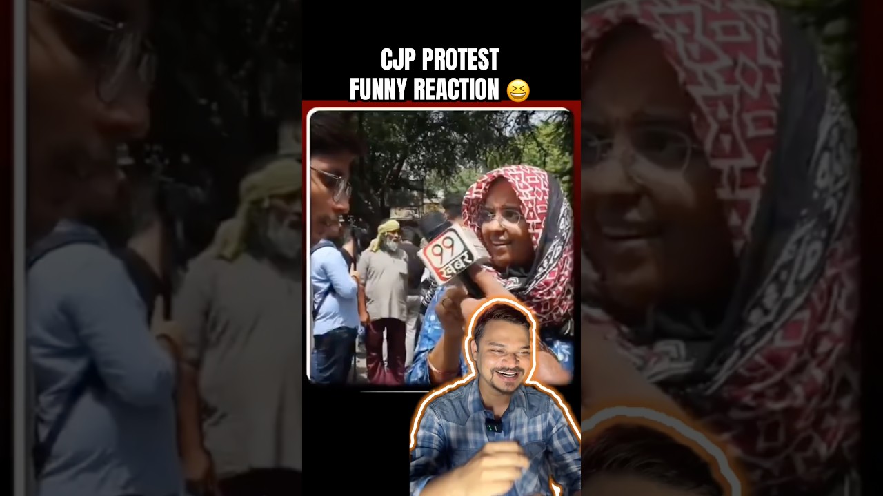 CJP Protest #funnyreaction 😆😂🤣 #cjp #darkhumor
