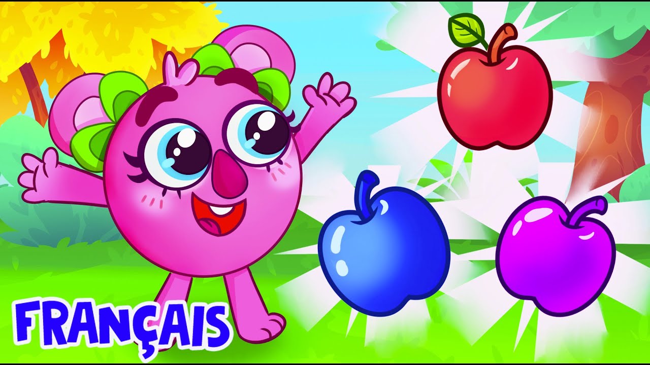 La Chanson Des Fruits 🍇🍎🍌🍍  | Comptines Et Chansons Pour Baby Zoo Fran&ccedil;ais  😻🐨🐰🦁