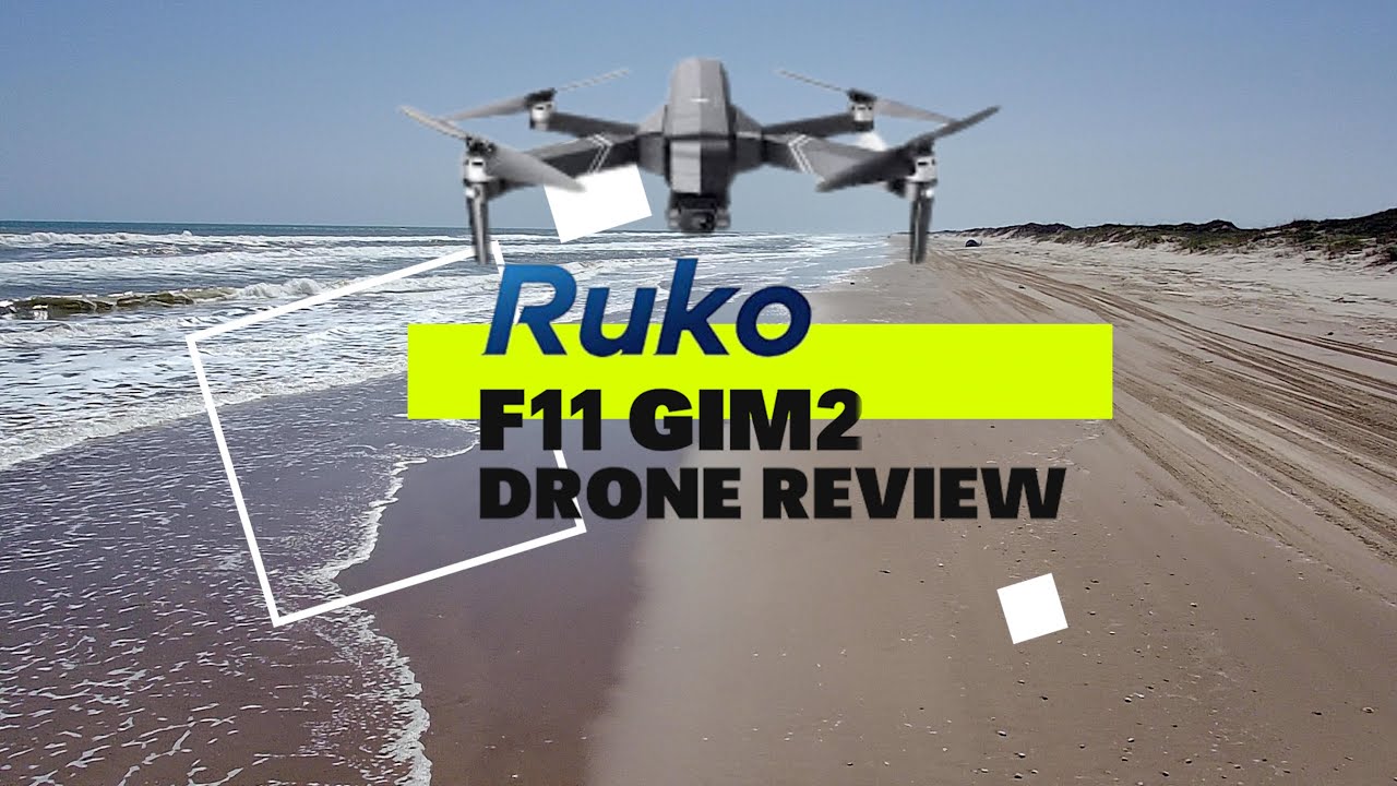 Ruko F11 GIM2 Drone Reviewed at the BEACH!