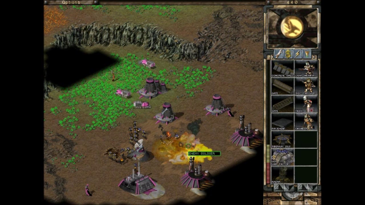 Tiberian Sun Online Skirmish: tolist85 (GDI) vs computer (NOD)