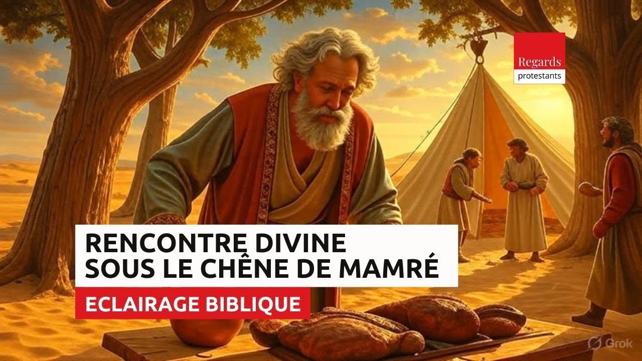 Rencontre divine sous le chêne de Mamré. Genèse 18. 1-10