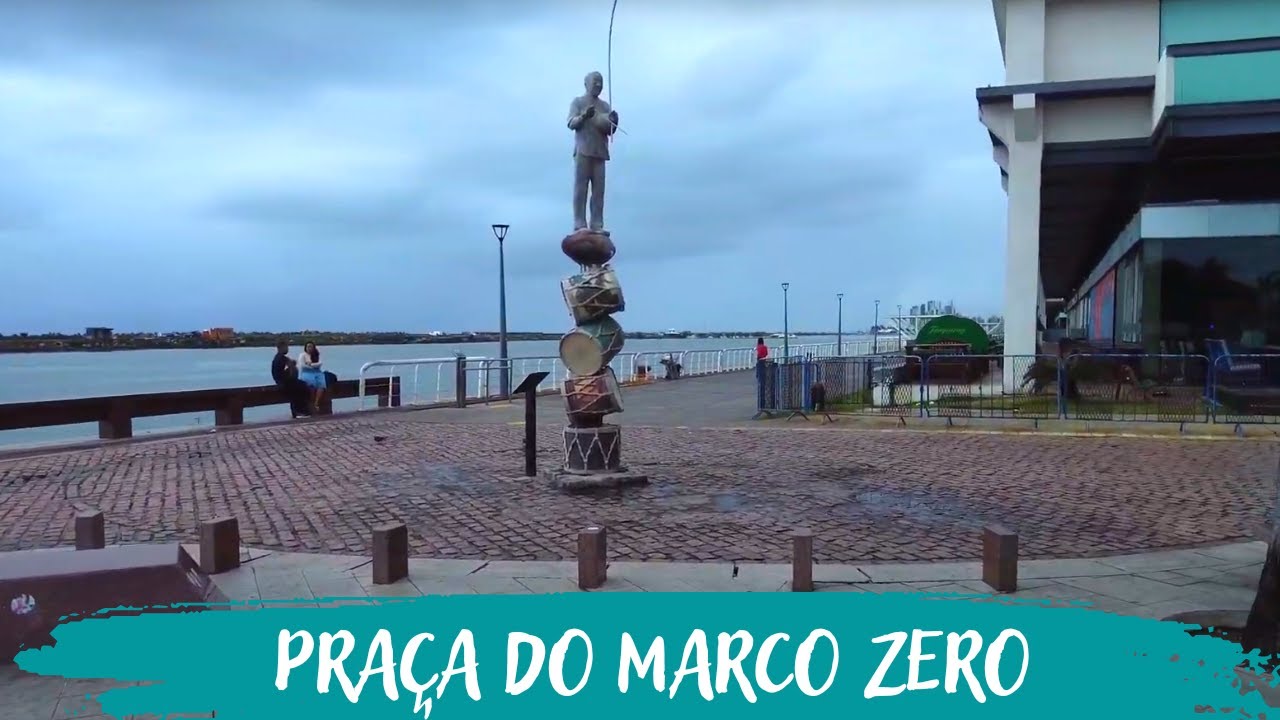 Recife Antigo - Praça do Marco Zero [4K]