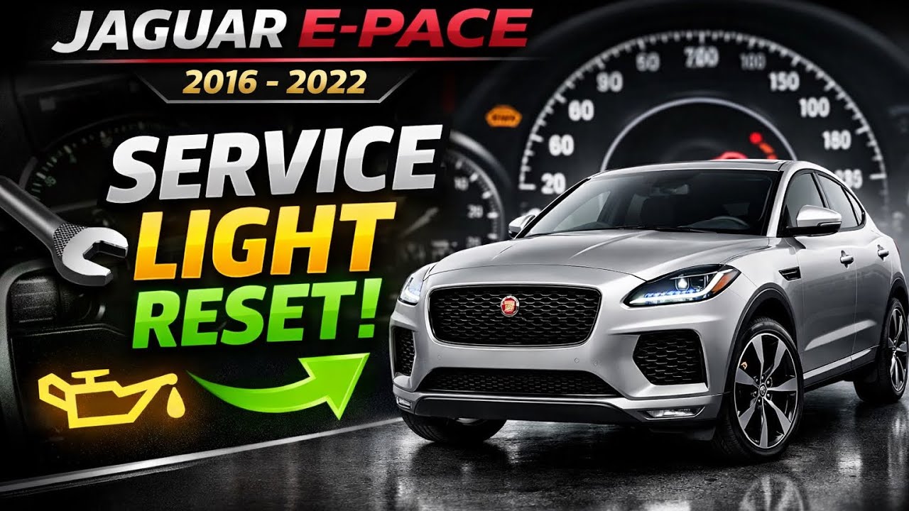 Jaguar E-PACE Service Light Reset (2016–2022)  In 1 Minute 