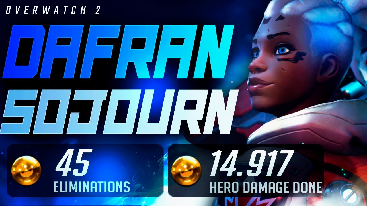 DAFRAN SICK SOJOURN - 45 ELIMS! [ OVERWATCH 2 GAMEPLAY ]