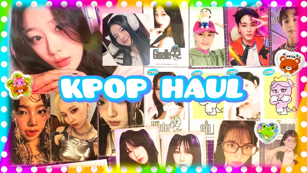 cards do aespa, nct, red velvet e itzy! ⭐ kpop haul  ♪