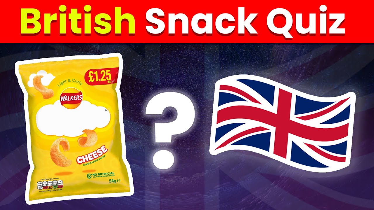 British Snack Quiz  | Can you Guess the Iconic UK Food?  | Quiz World
