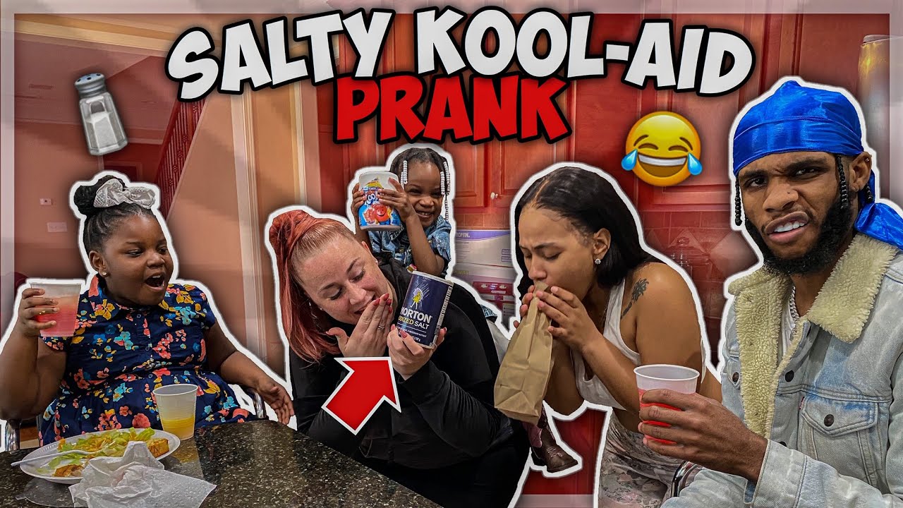 SALTY KOOL-AID PRANK ON TREY, SENIA AND NIAH! (EXTREMELY FUNNY)