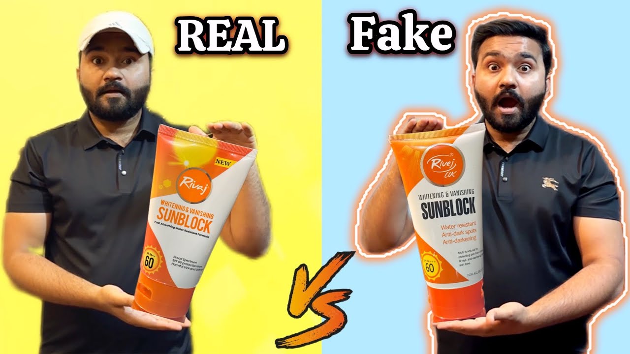 How To Identify Rivaj Sunblock Real Vs Fake