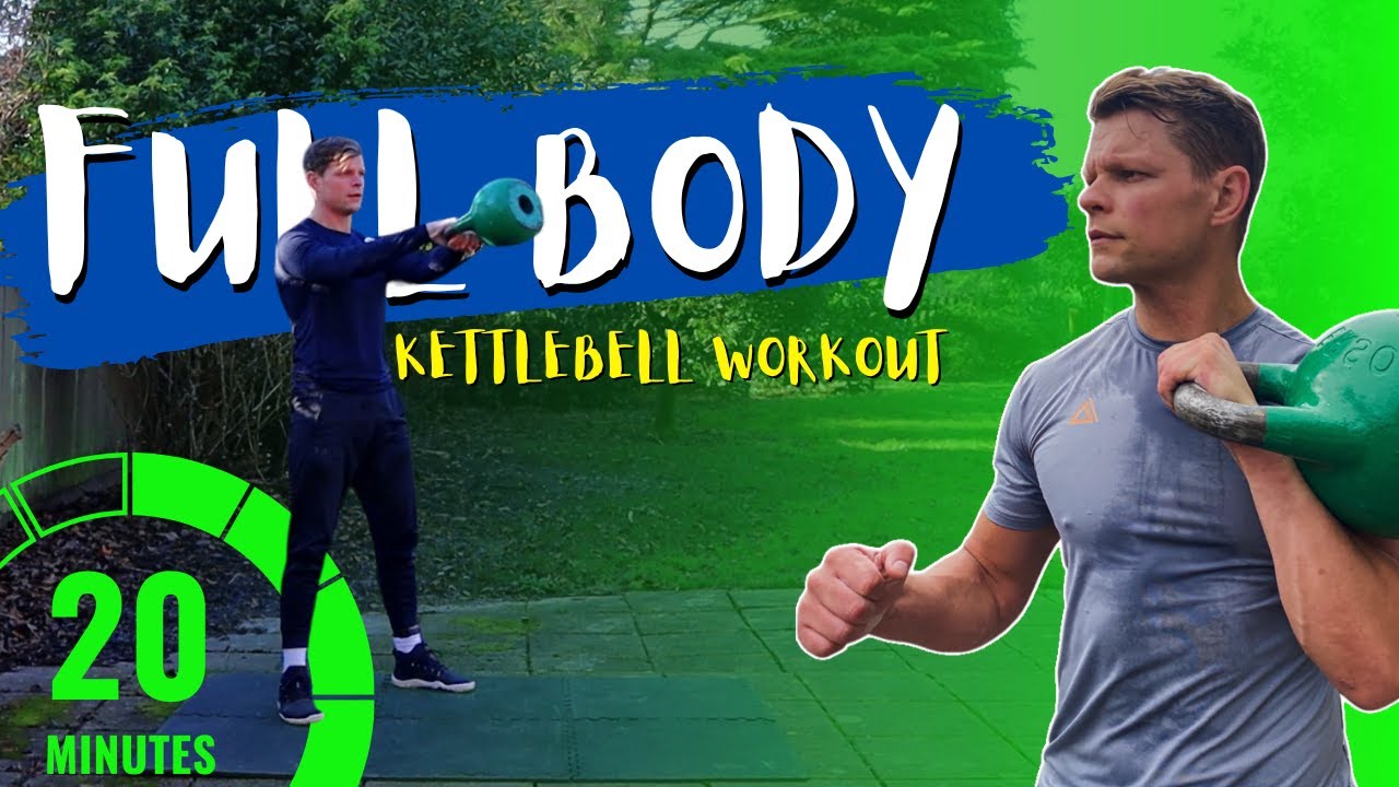 Build Full Body Strength and Burn Fat in 20 min Kettlebell Workout / No Repeat