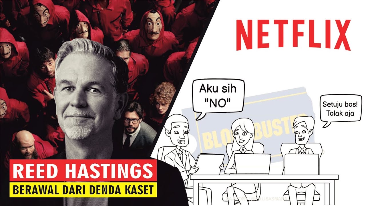 Sejarah Netflix - Kisah Sukses dan Inspiratif Dibalik Berdirinya Netflix