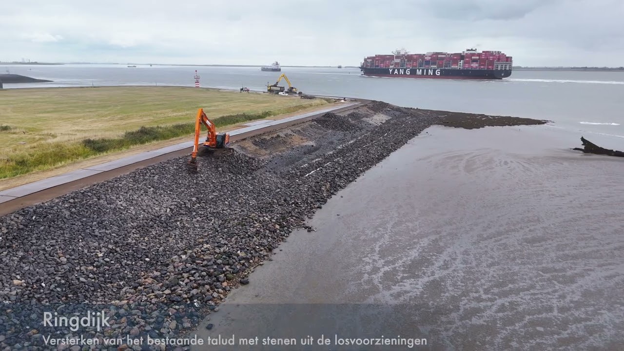 Dijkversterking Hansweert - voortgangsvideo juli-augustus 2025