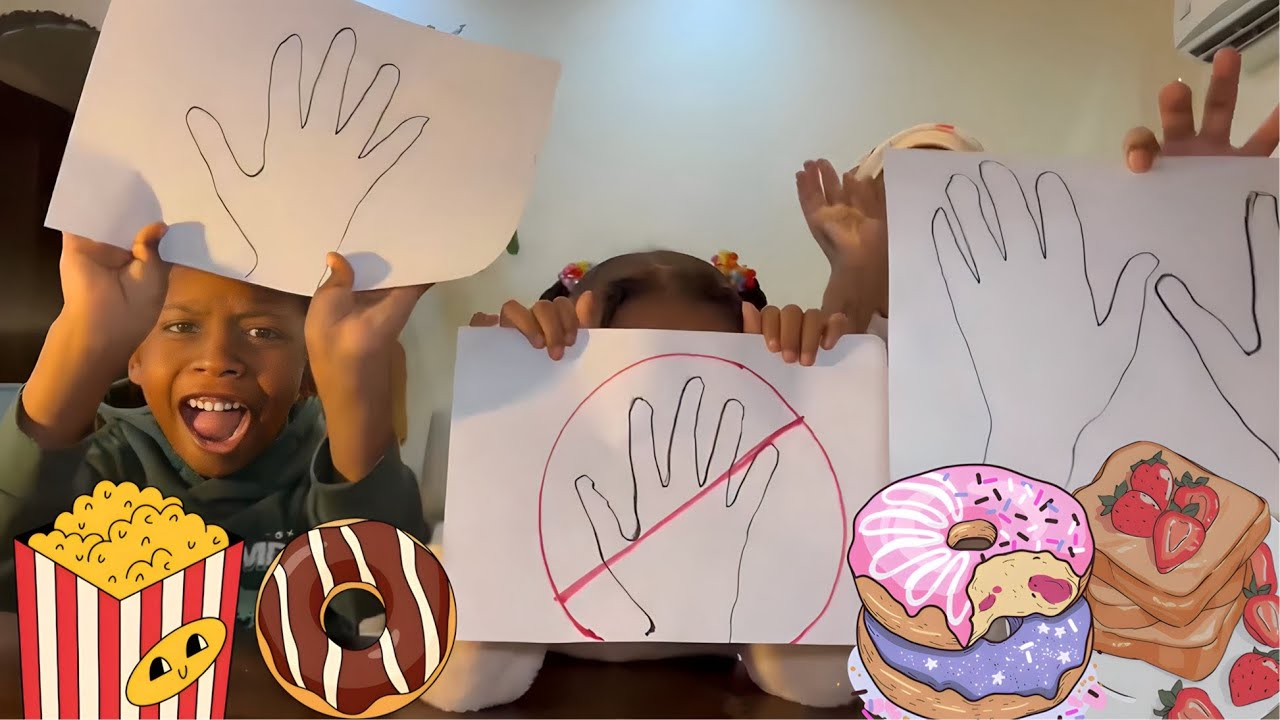 تحدي الاكل بدون يدين ضد يد واحدة ضد يدين! جربنا سناكات بنكهات غريبة🤢 Eating without hands vs.اطفال