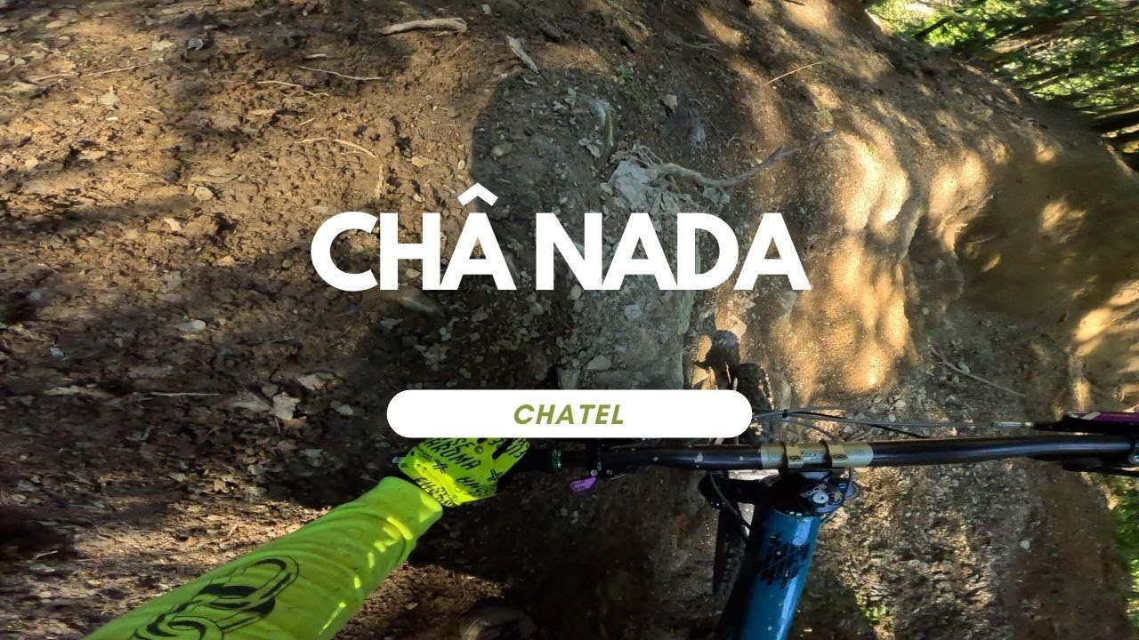 Châ Nada Black Line Crash Bikepark Chatel France 🇫🇷 Portes Du Soleil Full Run POV RAW