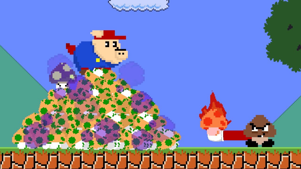 New Mario's Cursed Mushroom Bloopers