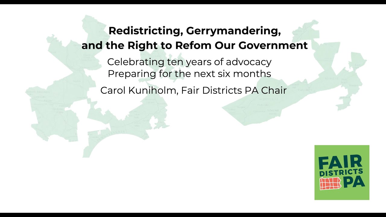 PA Redistricting and Gerrymandering: Get Ready for 2026