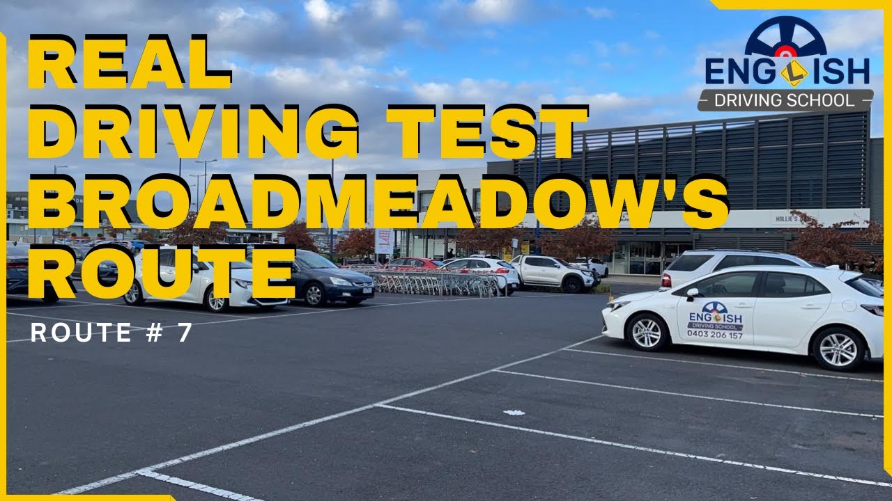 Real driving test Broadmeadow's route no 7
