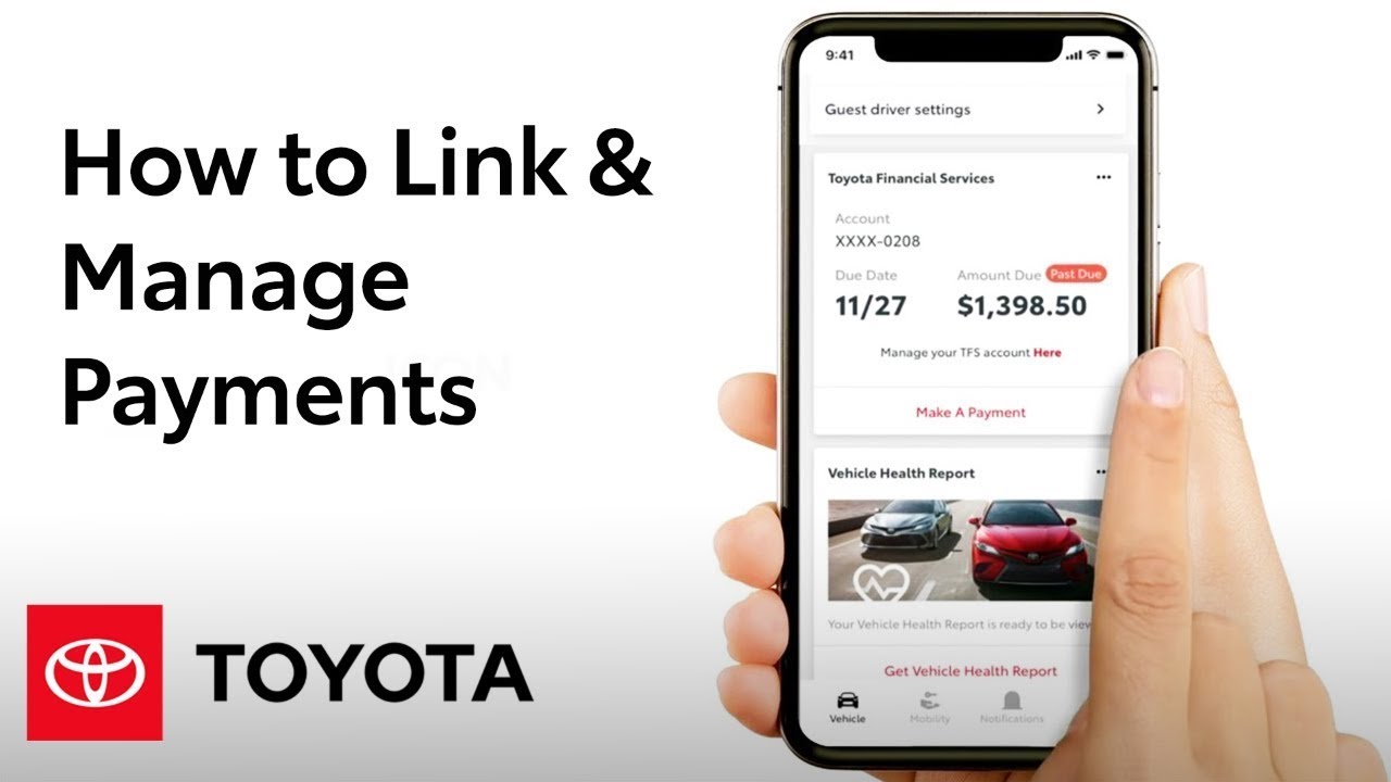 How to Manage Payments on the Toyota App | Toyota