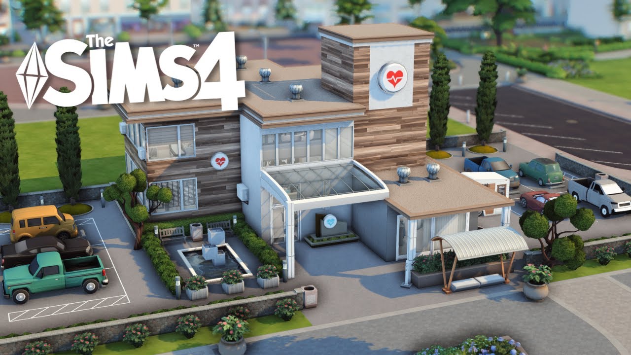 🏥💉 Willow Creek Small Hospital | Sims 4 Stop Motion | NO CC