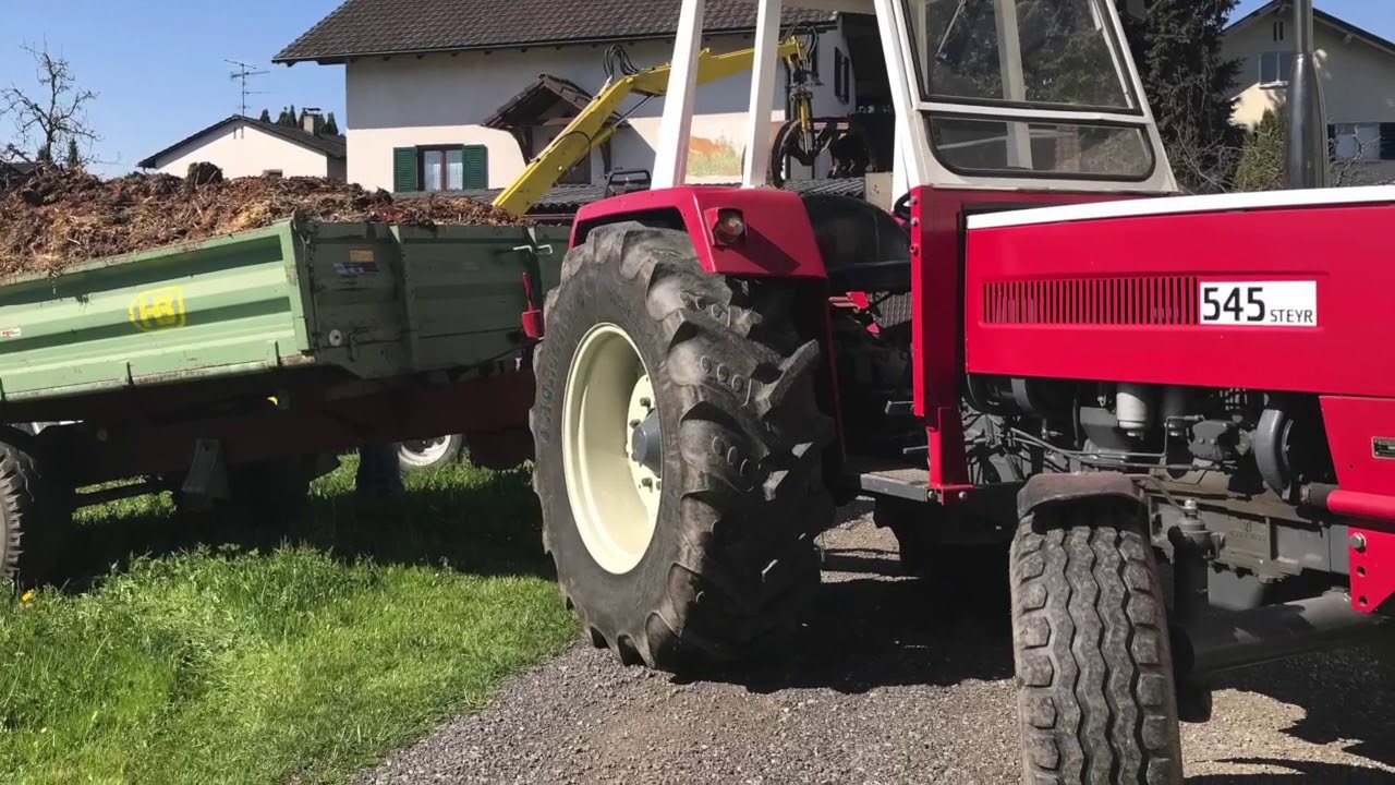 Steyr 545 bei der Arbeit