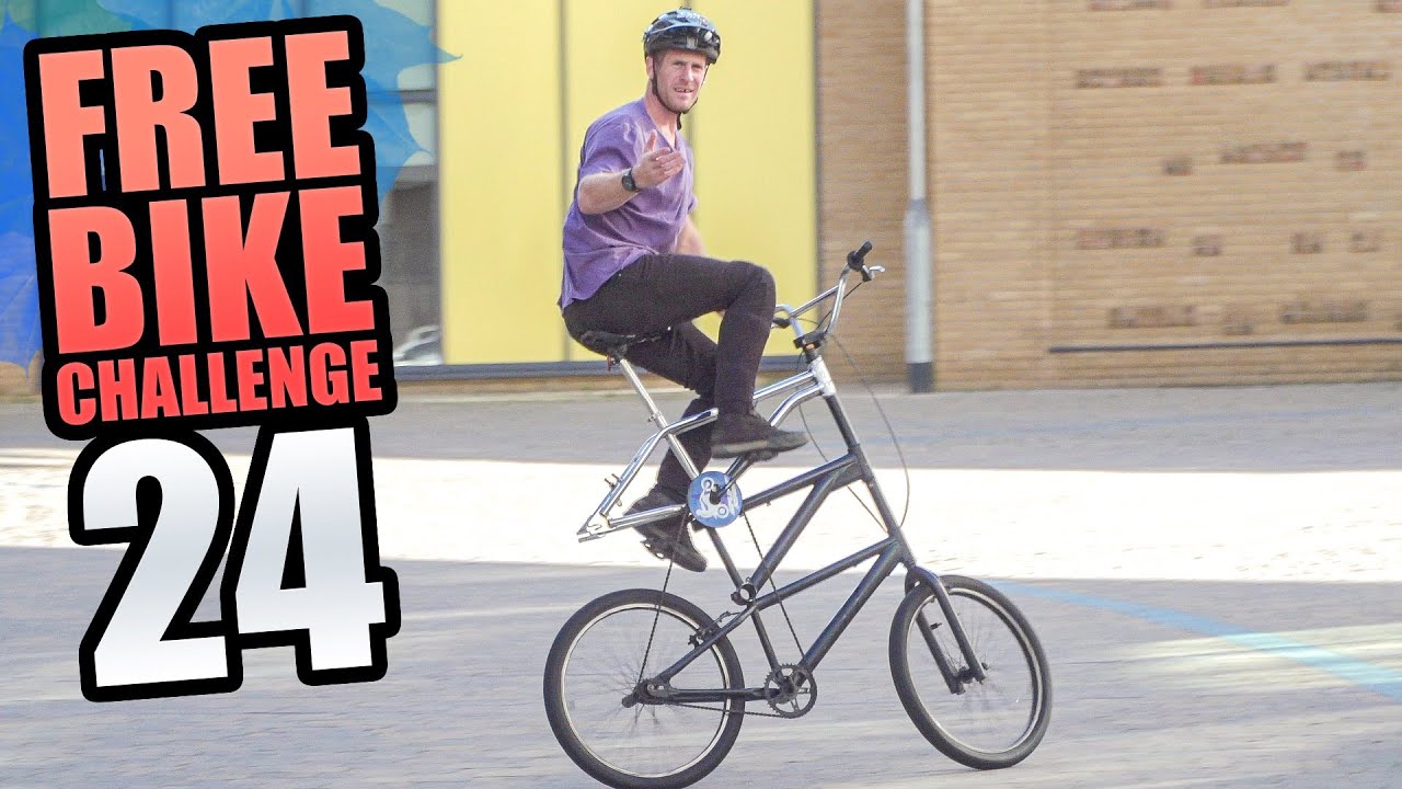 THE FREE BIKE CHALLENGE - PART 24 - EXTRA TALL BIKE SENDING