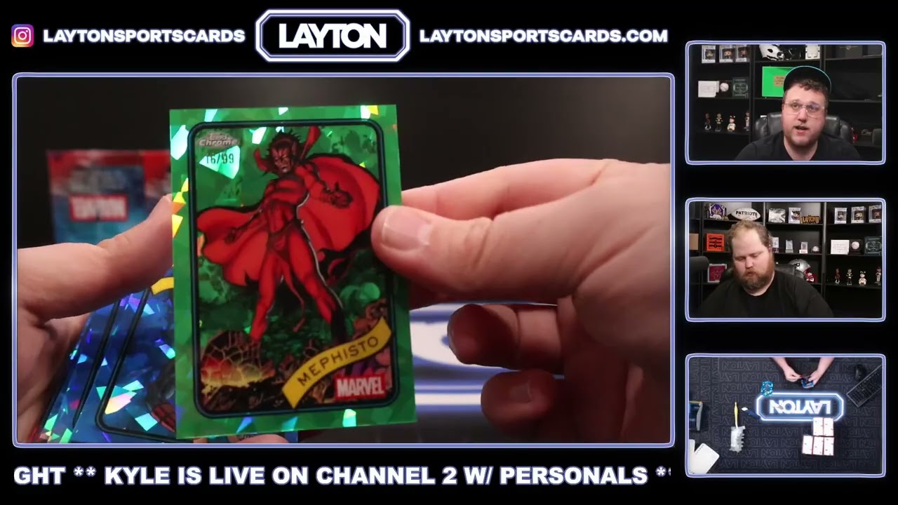 2025 Topps Marvel Chrome Sapphire Edition 10 Box Case Break #1   PICK YOUR CHARACTER