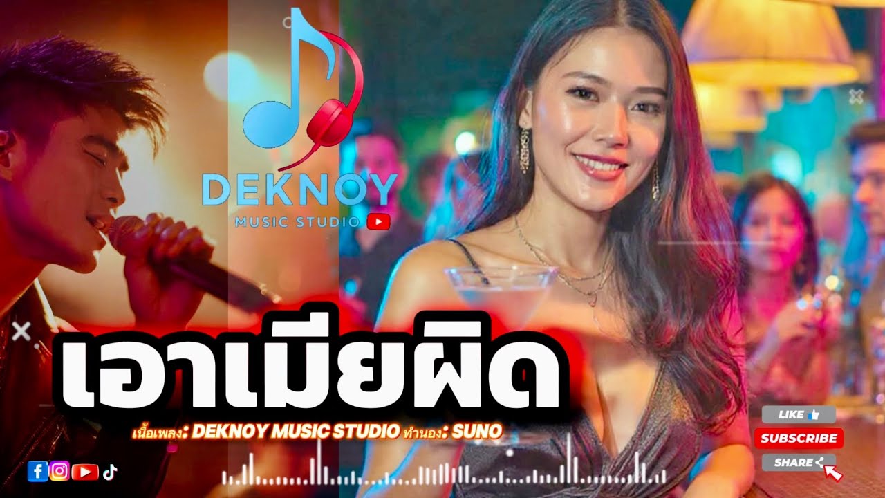 เอาเมียผิด | ເອົາເມຍຜິດ [Official Audio MV] by Deknoy Music Studio & Suno
