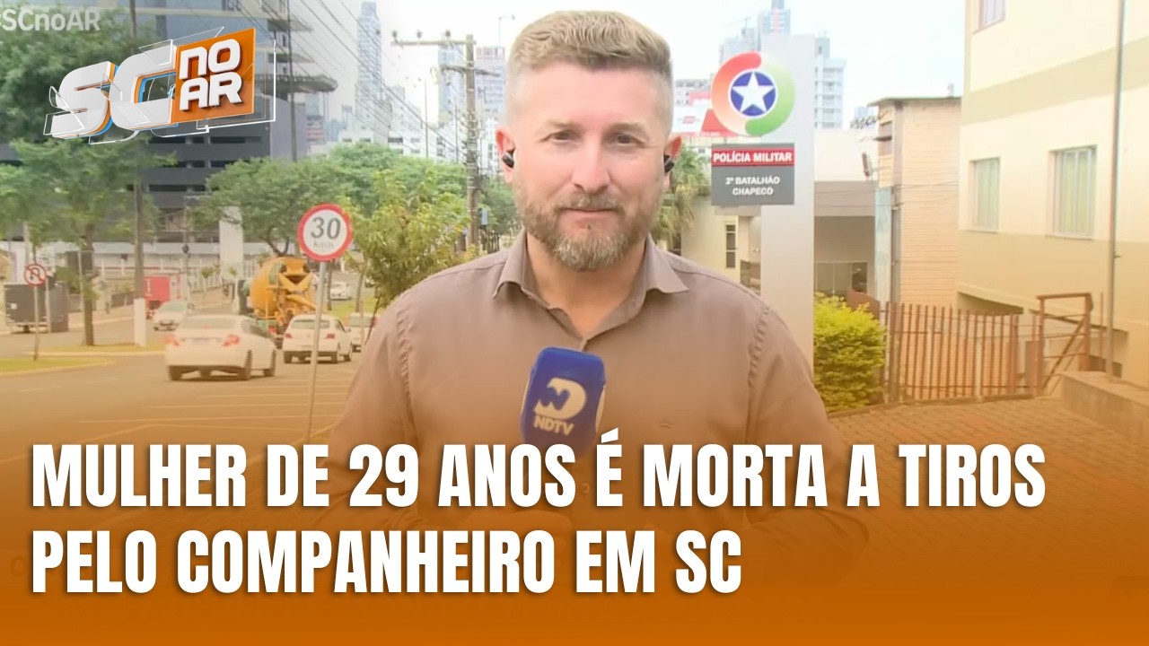 Mulher de 29 anos é morta a tiros pelo companheiro em SC