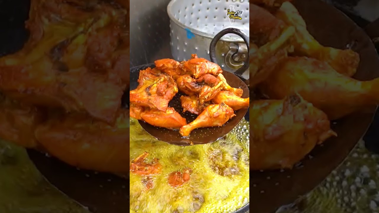 Famous Cheapest Tawa Chicken With Lachha Parantha Rs. 60/- Only #ranchifood #shorts