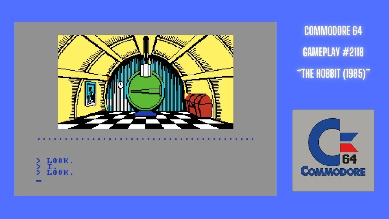 The Hobbit (1985) (Commodore 64 / Gameplay #2118)
