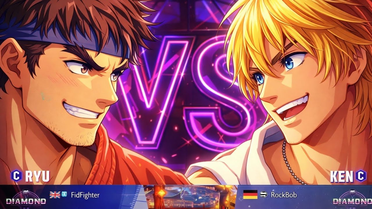 Ryu & Ken - Friendly SF6 Match 