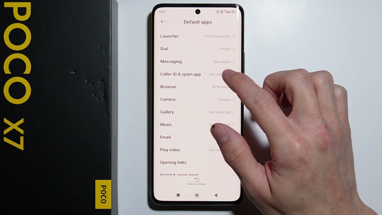 Poco X7: How to Change Default Apps?