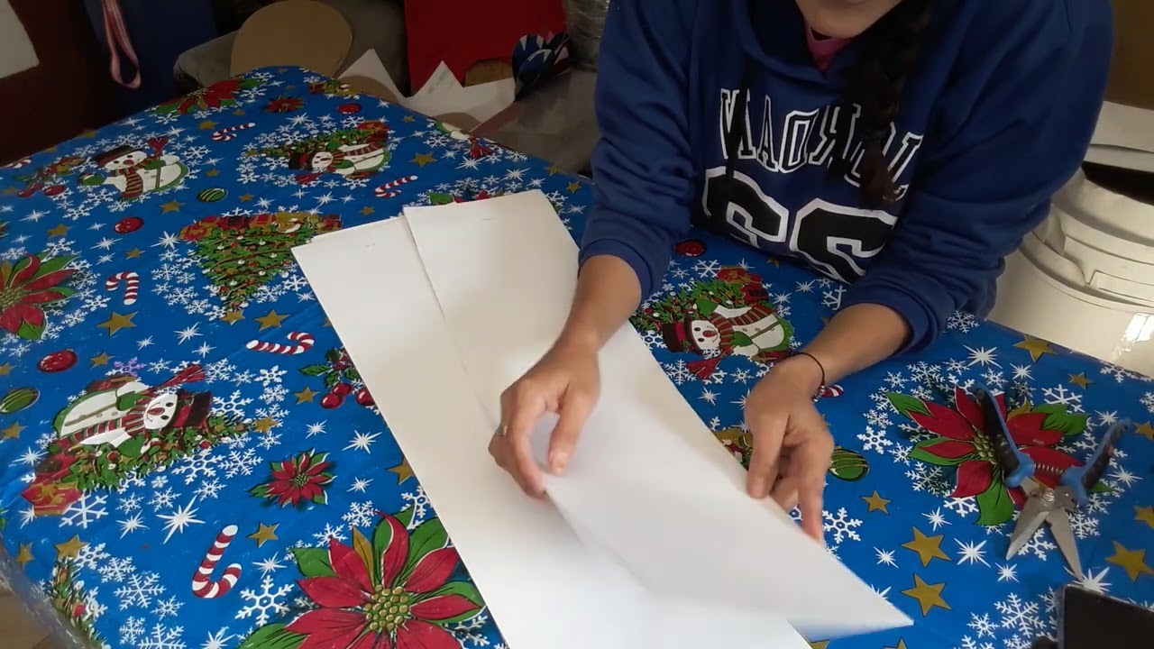 Piñata Pitufina con suajes de tambor paso a paso