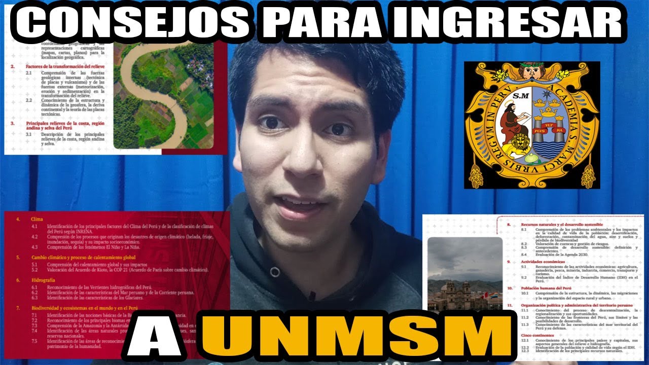 Consejos para INGRESAR A UNMSM -Como INGRESE A UNMSM