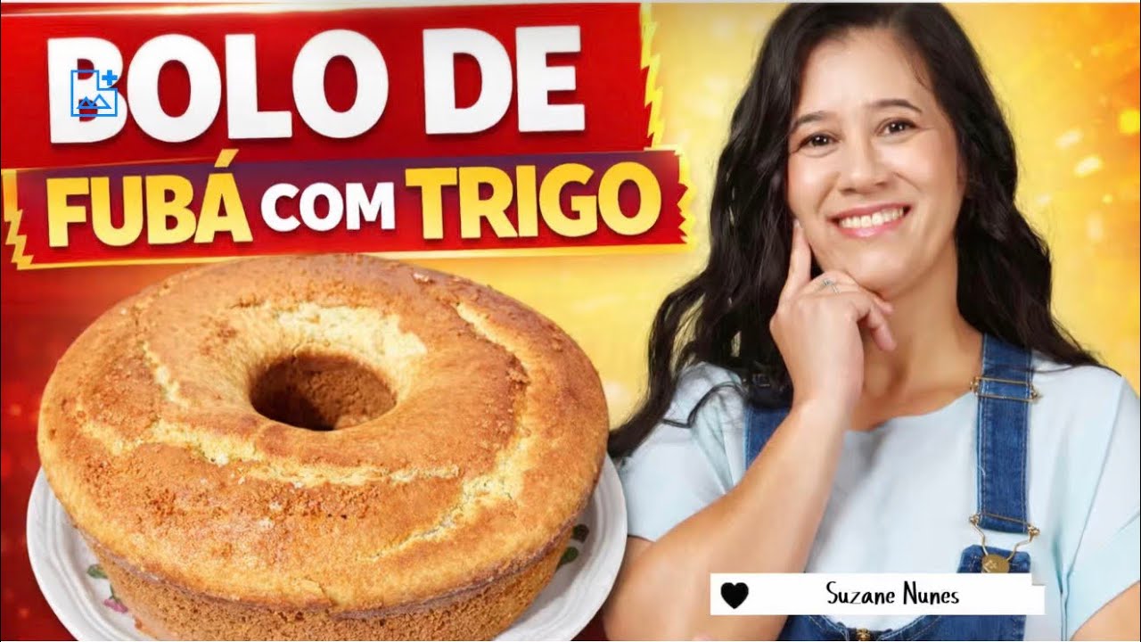 ⏱️ Bolo de Fubá com Trigo | Rápido, Simples e Delicioso