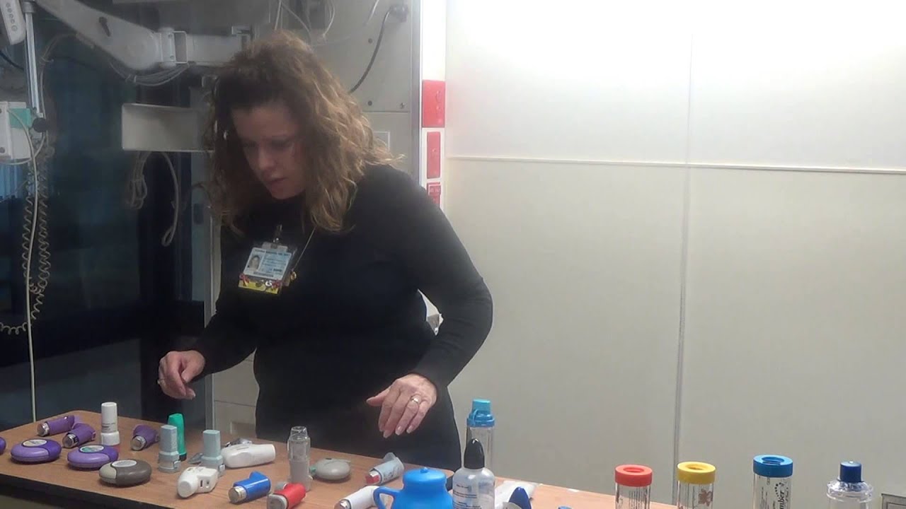 UC Davis Respiratory Therapy: demonstration of therapy modalities such as MDIs and DPIs