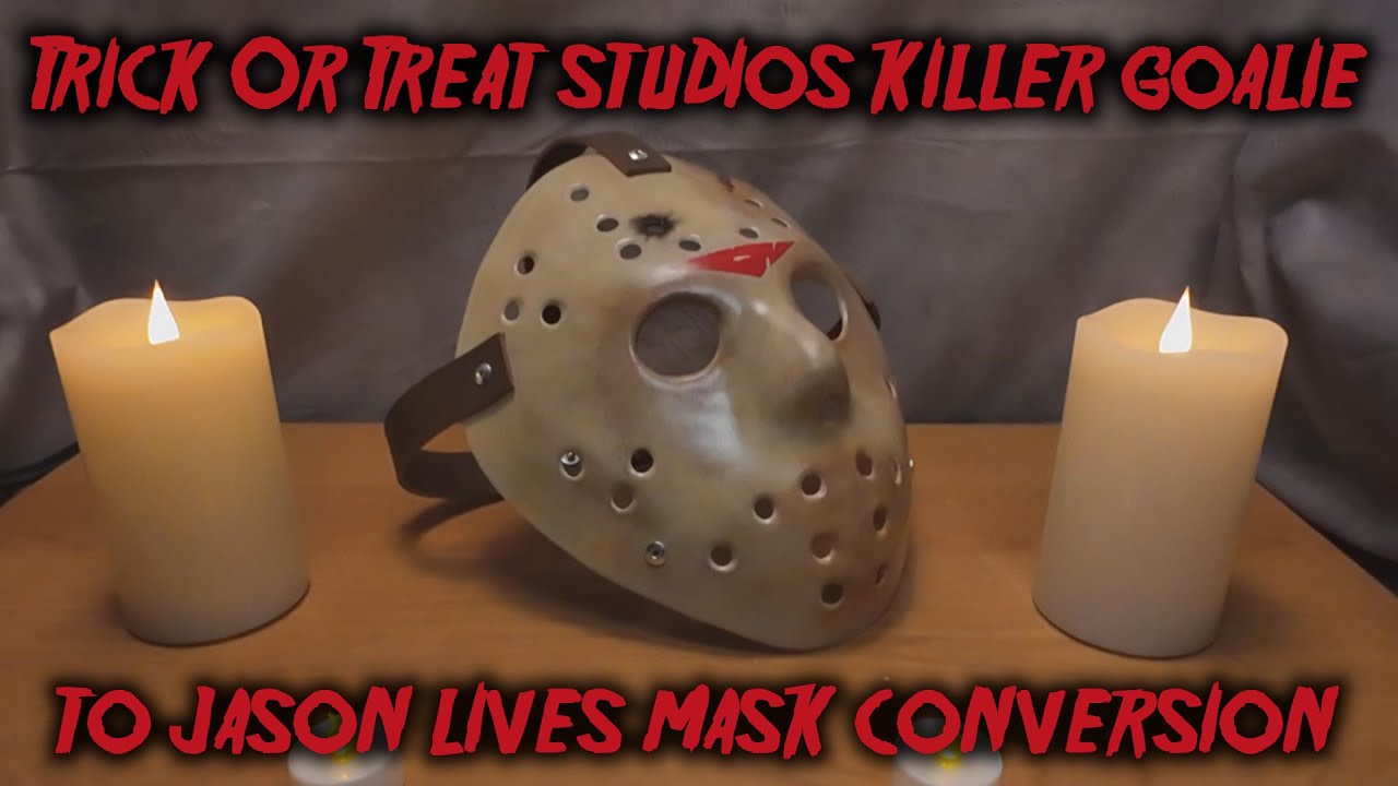 Маска вратаря-убийцы от Trick or Treat Studios переделана в маску Джейсона Жизни