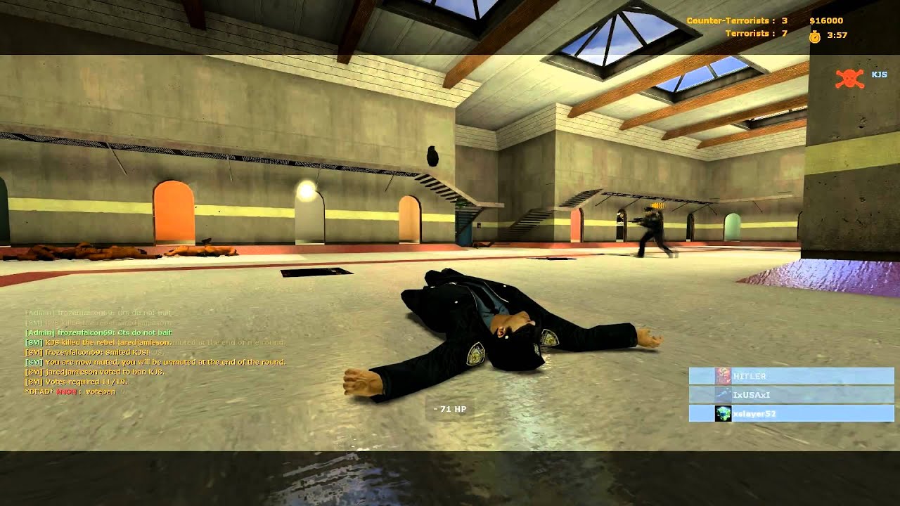 Counter Strike Source Jailbreak Mass Freekill Part 5