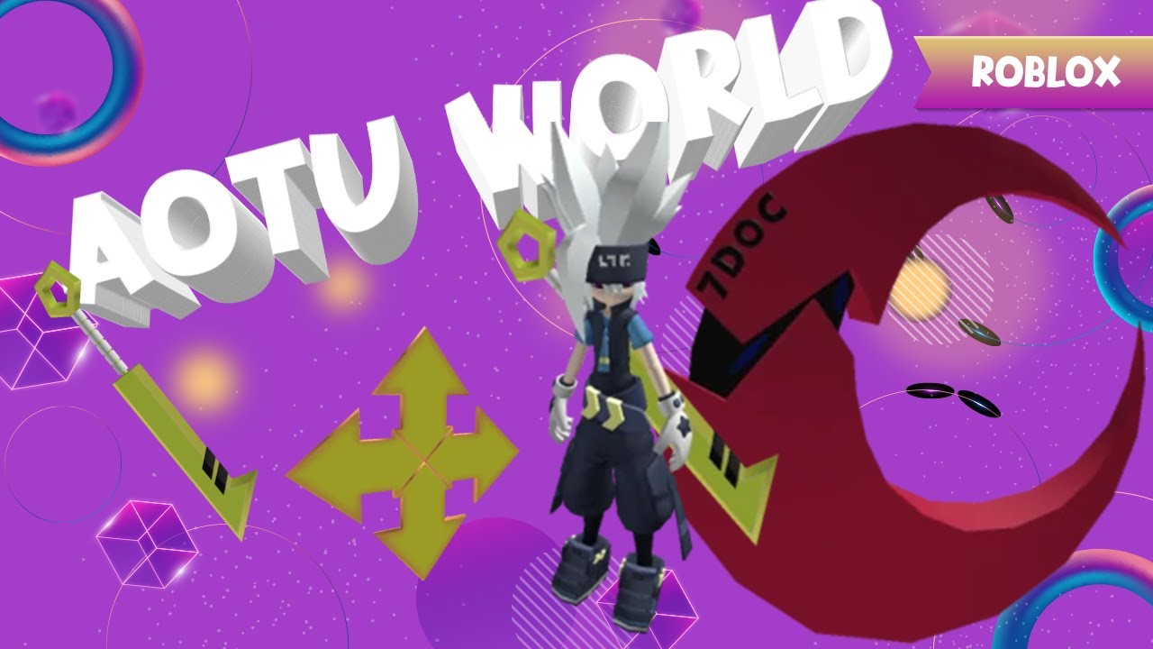 Как получить все беспланые вещи в AOTU World / Vector Arrow / Nebula Blade / Slasher / Grey / Roblox