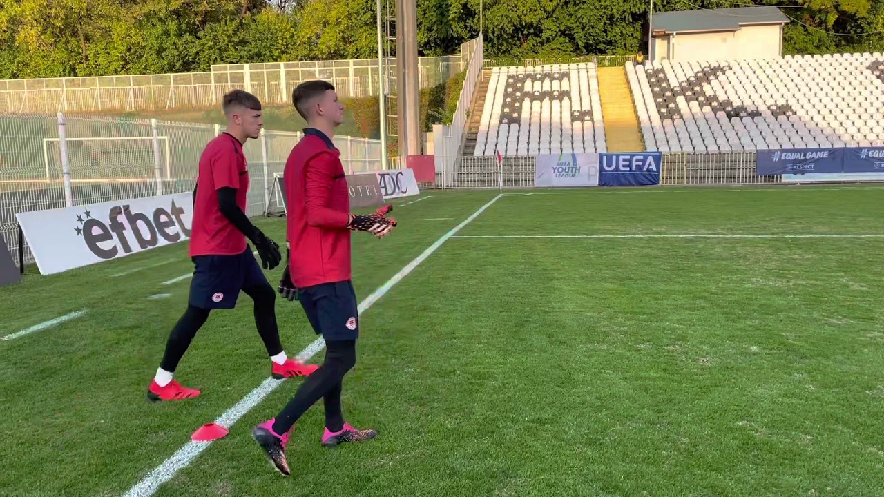 U19 Goalkeepers Train In Belgrade Ahead Of UEFA Youth League Game