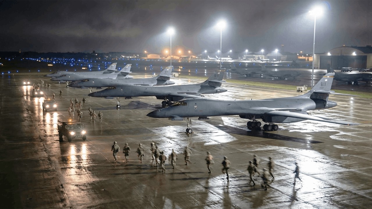 IRAN SHOCKED! U.S. B-1 Bombers Deployed to Middle East on Secret Mission