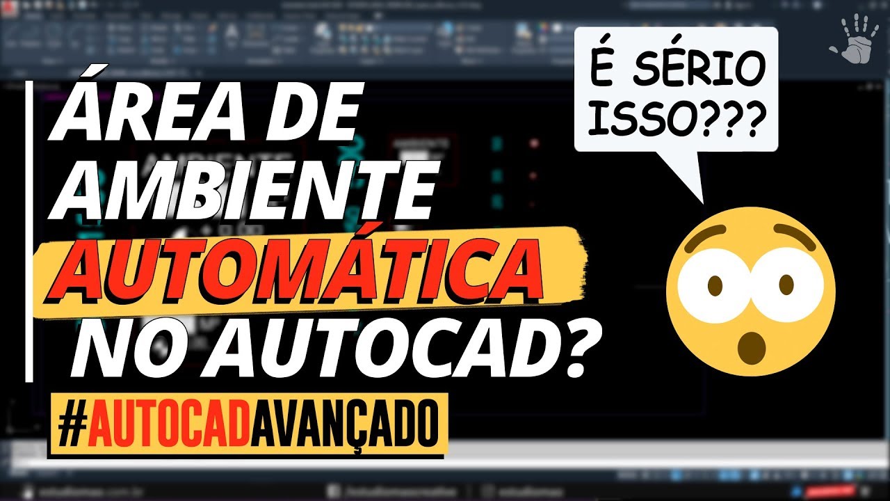 ÁREA AUTOMÁTICA NO AUTOCAD??? | Sim é POSSÍVEL! | #HEITORDOESTUDIOMAO